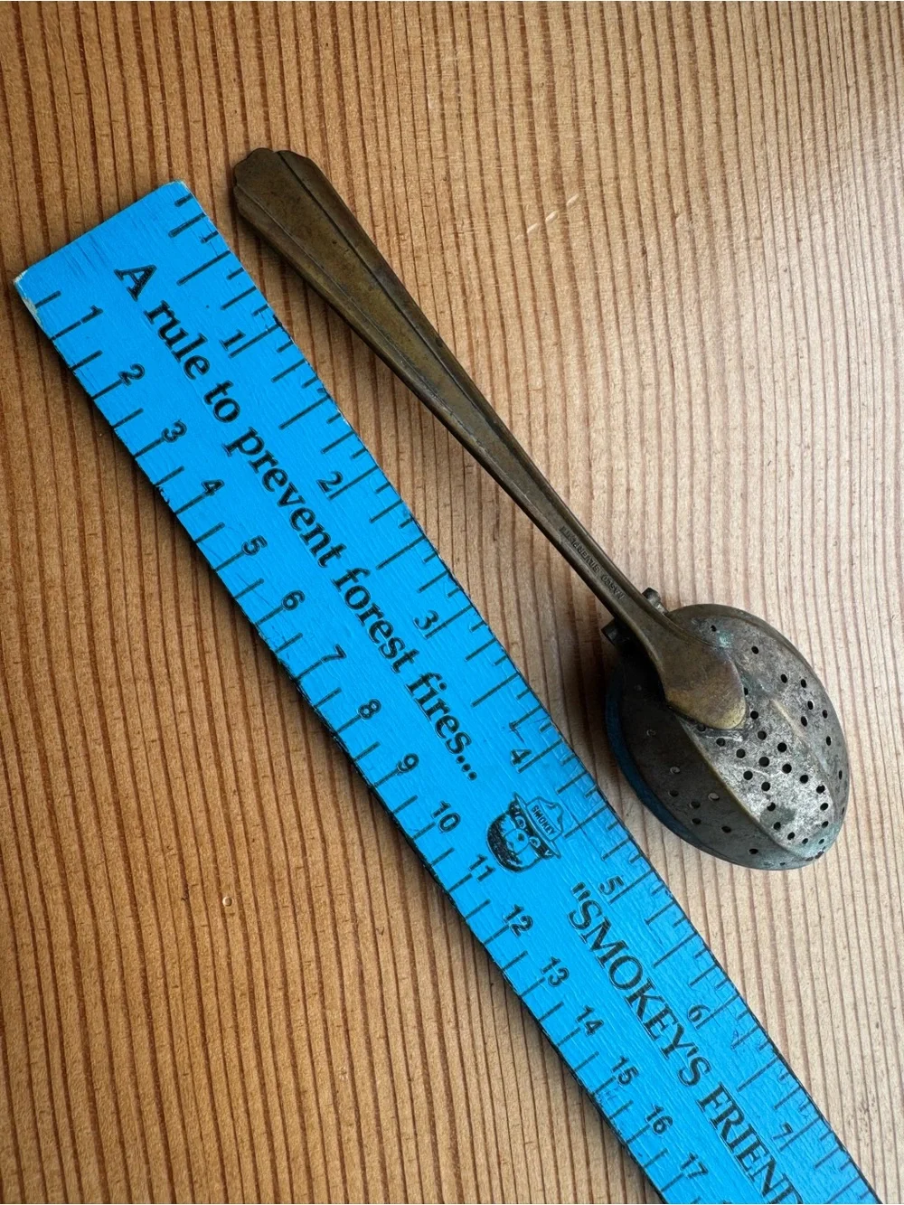 Vintage Antique Nasco Silver Plate Tea Infuser Spoon
